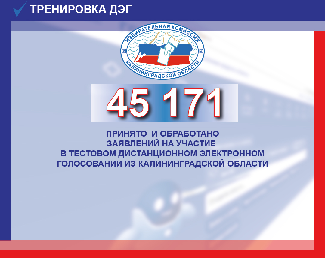 Более 45 тысяч жителей Калининградской области принимают участие в тренировке ДЭГ!